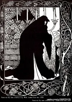 #大师的画#比亚兹莱黑白艺术