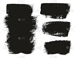 油漆笔刷中等背景混合高细节抽象矢量背景设置51