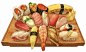 #食べ物 寿司   (通販告知あります) - わお的插画