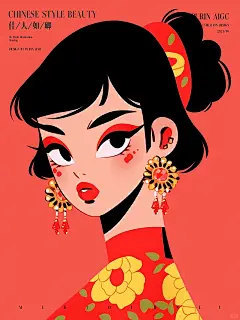 佳人如卿 | 她的大红唇有毒，超美！