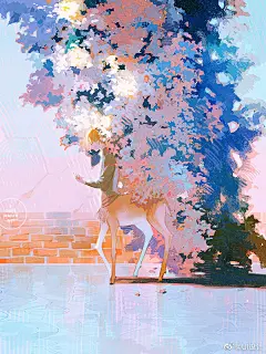 #插画# 澳大利亚华裔插画师 oika光影插图 ​​​​
