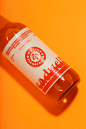 bottle Packaging Brand Design beverages drinks kombucha packaging design graphic design  lettering brand identity