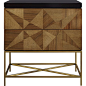 Milpa bedside chest | The Laura Kirar Collection | Baker Furniture: 
