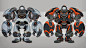 Warbot Artwork from Ratchet & Clank: Rift Apart