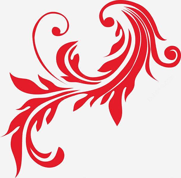 花纹纹路png免抠素材新图网httpsixintucom卡通花纹纸花红色纸花剪纸