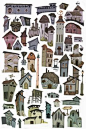 Buildings by redredundance on deviantART