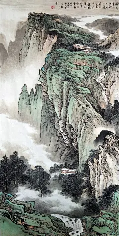 著名山水画家——关福元作品欣赏_中国画研究院