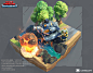 2016 - Gameloft Work - Blitz Brigade: Rival Tactics, Nikola Stoyanov : In the early 2016 I was requested to develop the visual identity of newly conceived project - Bliz Brigade: Rival Tactics.
By that time Clash Royale was already a big hit, and all sort
