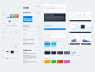 UI style guide. Includes color guide, typography guide, buttons, graphs, tooltip, radio, switch, notification, swatch, and more.