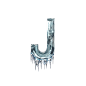 3D冰冻结冰冰块效果立体字体英文字母PNG免抠装饰元素PS设计素材
