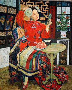 暴脾气三毛采集到插画油画