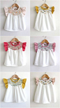 Girls Handmade Cotton Blouses With Liberty Floral Detailing | SwallowsReturn on Etsy