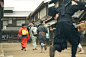 江戸時代の忍者が日本人を襲う - kimono ストックフォトと画像