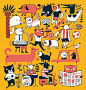 Anorak mag : Anorak magIl·lustració per la revista Anorak num. 36. Cats and Dogs.2015Illustration for Anorak mag #36. Cats and Dogs.2015