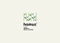 Unique Logo Design, Homus #Logo #Design (http://www.pinterest.com/aldenchong/)