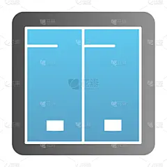 彩色图片,电子元件,灯开关,平坦的,计算机图标,轮廓,白色,红色,塑胶,概念