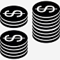 钱的硬币堆图标png免抠素材_新图网 https://ixintu.com 硬币 金钱 商业 金融 银行 财政