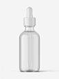 透明滴管瓶模型