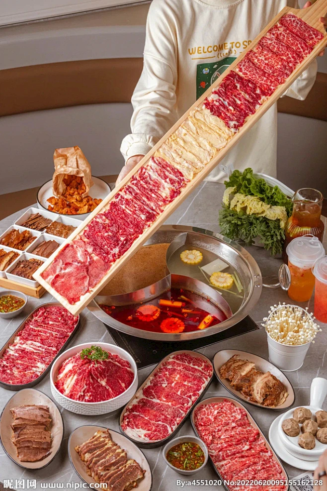 潮州牛肉火锅 潮汕火锅 -花瓣网