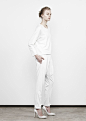 Jac+ Jack Winter 2014 / L6 Freeman Sweater in White + Milk Paint in Milk Paint