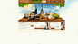 木制风格食品网站界面设计