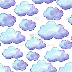 云,四方连续纹样,云景,天气,壁纸,涂料,气象学,艺术品,天空,绘制