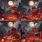 acidrain86_Red_Xianxia_game_scene_maps_flames_Chinese_architect_27844f82-2780-4f93-a988-2766082566dd