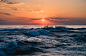 General 1600x1045 Sochi Black Sea waves sunset Russia