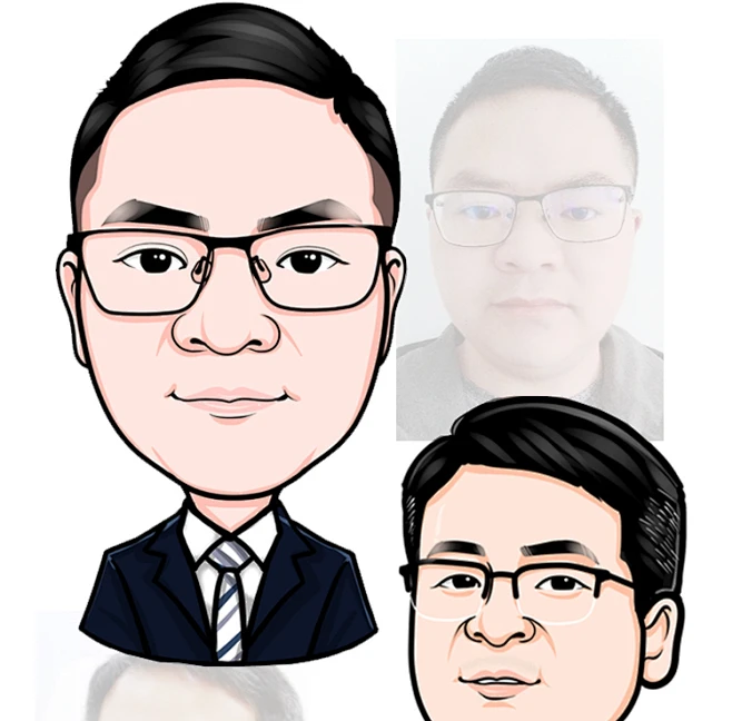 写实卡通q版头像彩色卡通形象设计转手绘线稿真人漫画q版人物设计-淘宝网-花瓣网