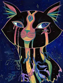 #国外##欧美风卡通可爱手绘##人物动物小怪兽插画##临摹参考图##欧美插画参考图##欧美插画参考图#