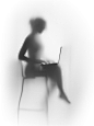 唯美人物动作影子图 - 素材公社 tooopen.com