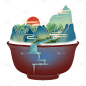 手绘-杯子元素