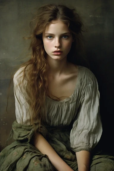 young woman, annie l...