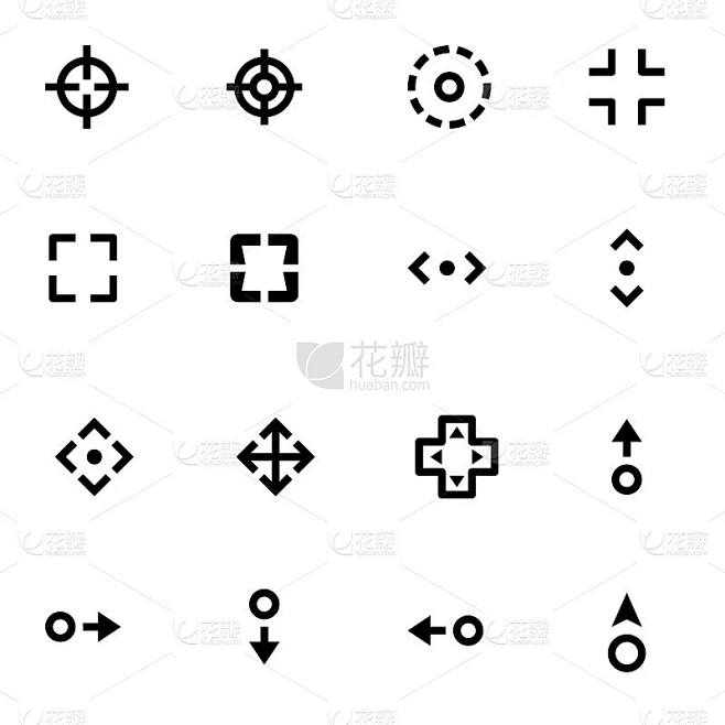 选择光标图标素材-花瓣网