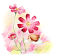 0414水彩可爱卡通手绘女孩植物花朵水果童话插画PNG免抠设计素材-淘宝网
