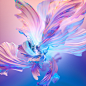 floral-background-colorful-gradient-background-digital-art-3840x3840-7645