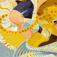 东京奥运会圆满落幕，北京冬奥会蓄势待发，奥运精神会一直引领着我们，看见更大的世界，遇见更强的自己[小红花][小红花][小红花]#插画##画笔的力量##中国奥运精神是什么# ​​​​