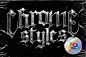 10款炫酷科幻哥特金属Logo海报艺术特效字体样机模板.M2020091307-淘宝网
