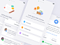 iOS App notification feed card list post iphone android ios app