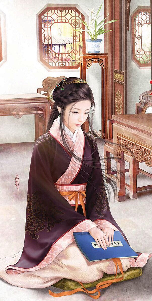 古风手绘美人言情柳青眉绘