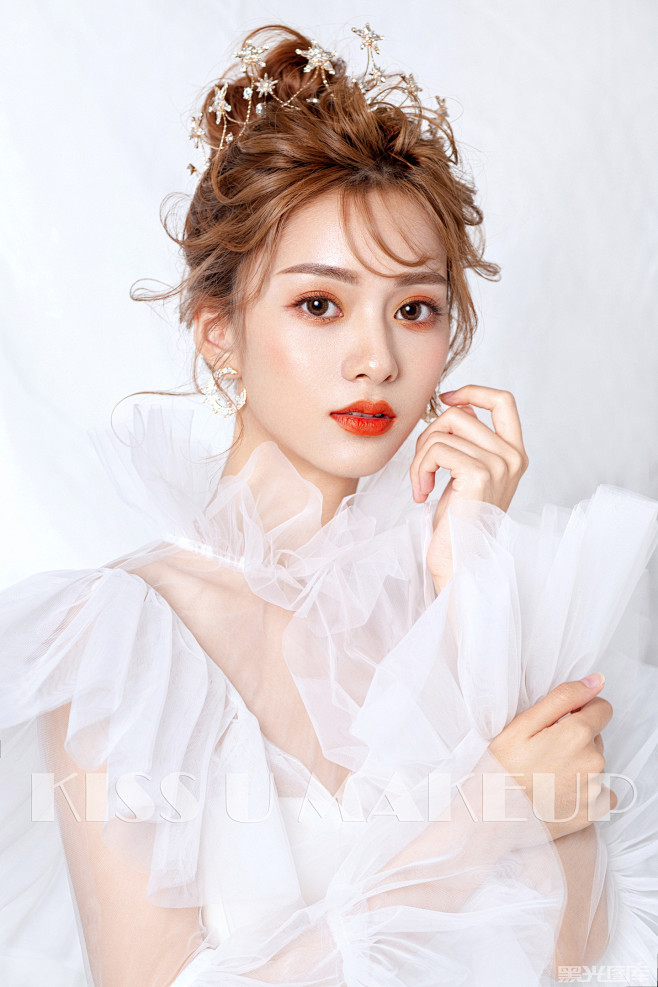 KISSU化妆培训的化妆造型作品《短发新...