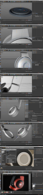 C4D 镭射耳机建模Octane渲染教程_设计资源 _T20191224 