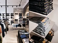 男装店铺装修设计图集丨服装展示展架展台/试衣间展示区销售区设计