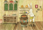 韩国插画家Lapinfee的小兔子 - 木宇 - 插画看世界