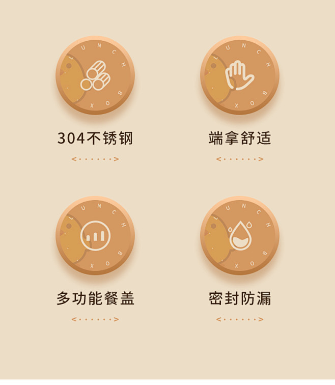 沃德百惠不锈钢泡面碗带盖便携家用大容量学...