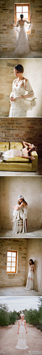 Claire Pettibone 2012婚纱系列广告大片【一】美国女设计师克莱尔·佩蒂伯恩的个人同名品牌Claire Pettibone，日前发布了2012秋冬婚纱系列广告大片。一如品牌的坚持，当中使用最好的物料和精致的细节，并一展现代与复古结合的风格美感，每一款细腻的设计，成就了这番让人沉醉之美。