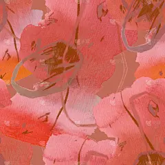 手绘水彩笔触无缝图案。抽象的纹理。现代艺术设计。