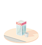 Bisous les Copains #04 : Animation and illustration project / one isometric gif per week - funny loops