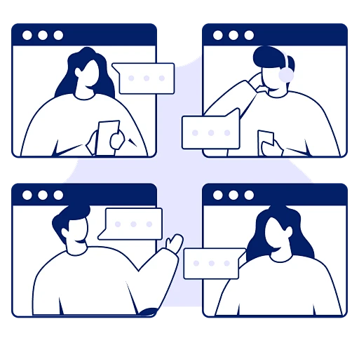 占位符banner控件空状态插画插图标 icon 涂鸦 黑白简笔画 插画 漫画 卡通Group Message-花瓣网