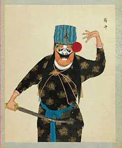 清代彩绘册页《戏曲人物百图》（十）欣赏 ​​​​
